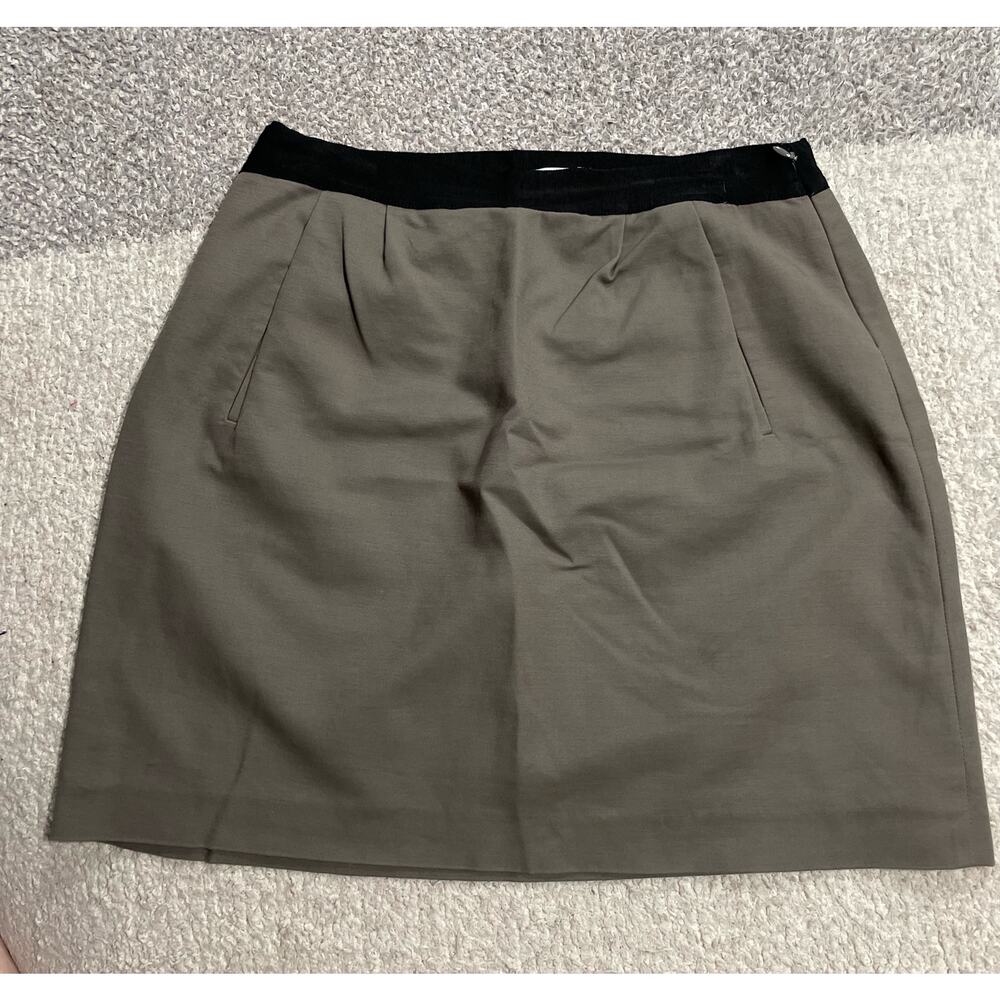 Gap Womens Size 6 Pencil Skirt Tan/ Gray Pockets Fully Lined 791620-02 310783 FT